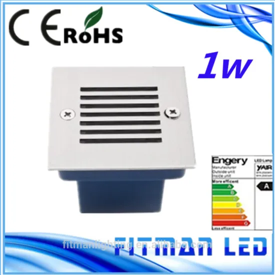 Factory sale ac85-265v exterior ip65 1W Stair Corner Step led wall light