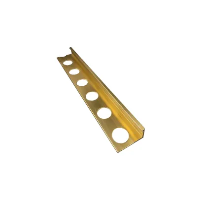 Free Sample Aluminum Custom Metal Self-Adhesive Subway Schluter Chrome L-Shape Edge Tile Trim