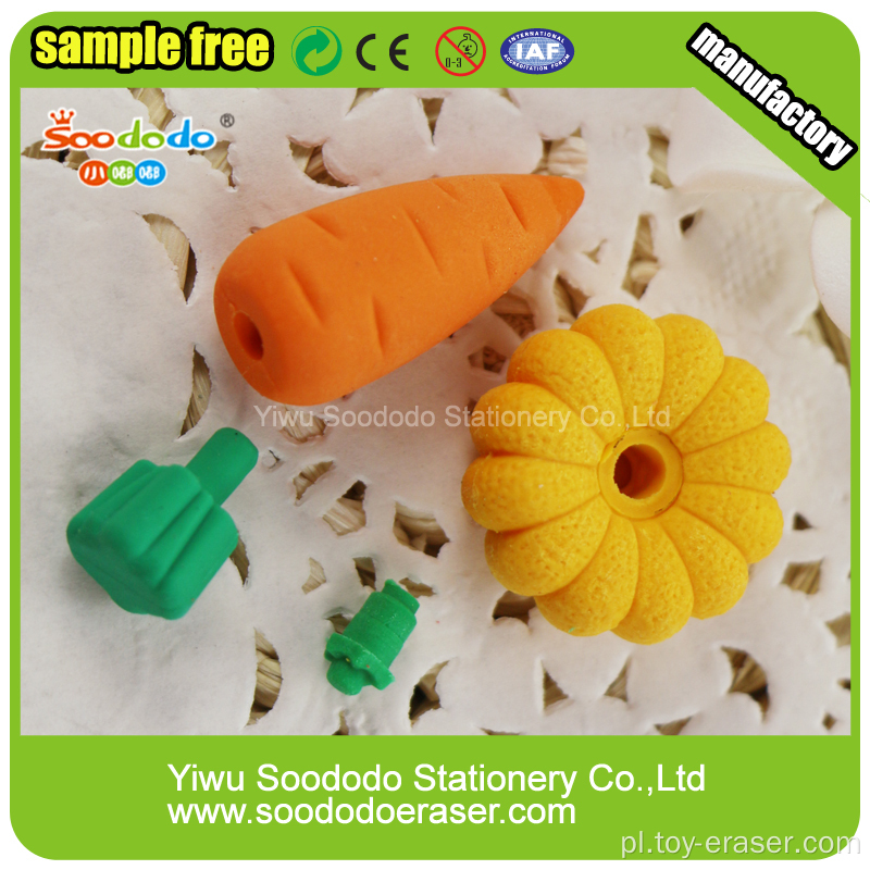 3D Strawberry Cup Cake Shaped Eraser