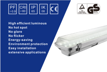 CE ROHS led tri-proof light led tube light 60MM/0.6m 10W/20W
