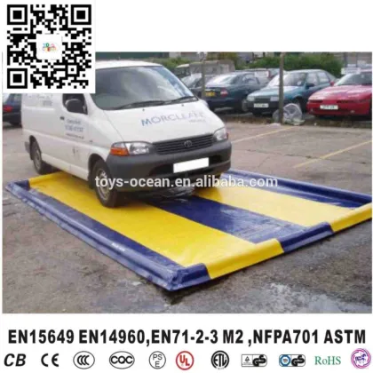 Inflatable car wash mat inflatable car wash machine