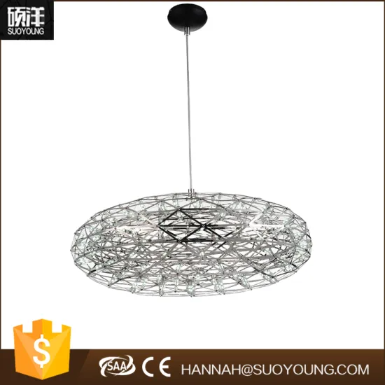 Hot selling high quality big ball Stainless steel pendantlight /coffee bar pendant light with led beads light wholesale