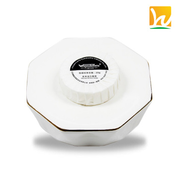 20g White Bergamot Herbal Round Hotel Soap