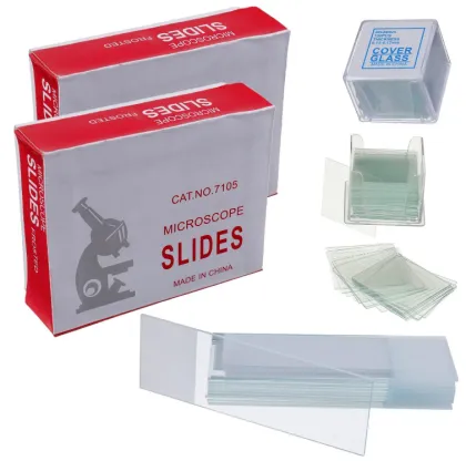 High-Quality Microscope Slide Set