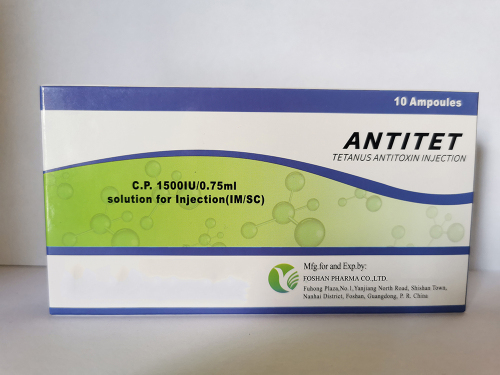 Suntikan antitoxin tetanus untuk kegunaan manusia