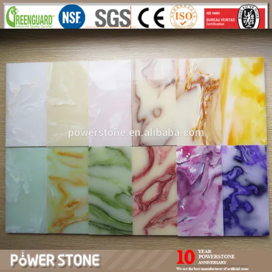 2015 New Light Artificial Onyx Colors
