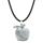 Handmade Craved 20MM Howlite Apple Pendant Necklace