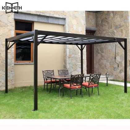 Luxury Outdoor Aluminium Gazebo Bower Bank Pavilion