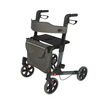 Aluminum Rollator Walker With Seat For Elderly