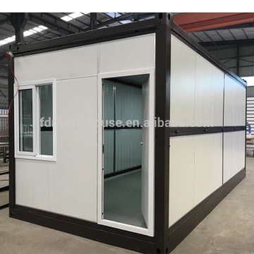 Low budget modular prefabricated foldable container house