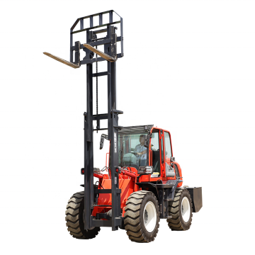 YAWEH 2.5 Ton 4x4 Rough Terrain Diesel Forklift - Small Off-Road Forklift Sales