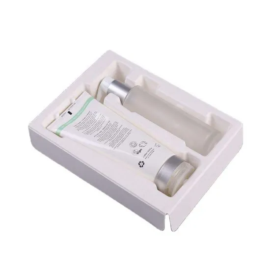 Biodegradable Paper Pulp Molded Skincare Packaging Tray
