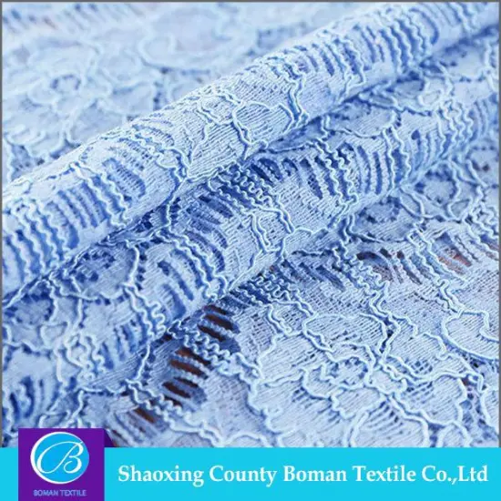 Textiles supplier Best selling Dress Net dye 3d lace fabric