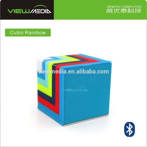 2016 3D Cube Cubic Rainbow dj sound box