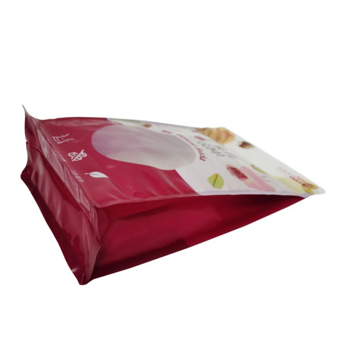 Recycle Flat Bottom Dried Food Bag Stand Up Pouch