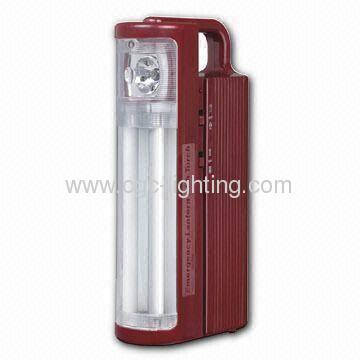 Luce di emergenza ricaricabile con lampadina alogena 1 pezzo e tubi di 2 X 6w