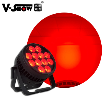 VSHOW Light 12PCS LED 20W RGBWUV 6in1 Waterproof IP65 LED PAR Can Stage Light
