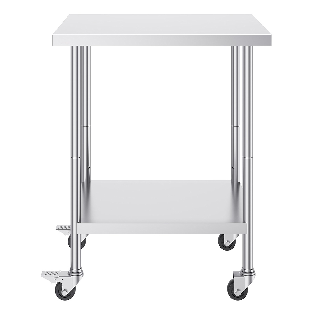 stainless steel table with wheels (4)