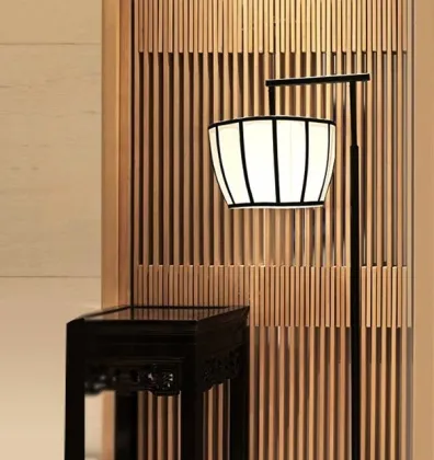 Bamboo style decorative wall