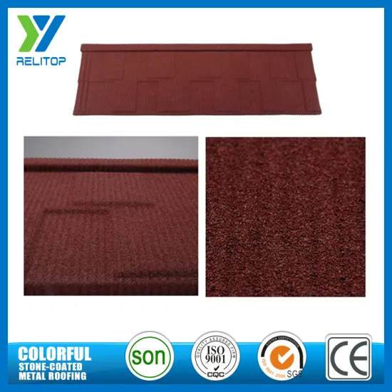Durable shingle type stone-coated steel roof