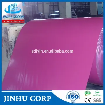 JINHU 5052 h26 color coated metal aluminum roofing coil manufacturer