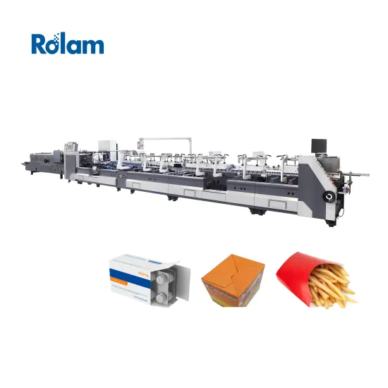 Automatic 4-6 Point Folder Gluer for 1000mm Cardboard Boxes (400m/min)