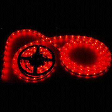 SMD3528 Flexible Strip Light, 30/60/120pcs LEDs per Meter and 12V DC Input Voltage