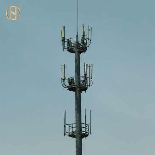 60FT 30M Communication Monopole Tower