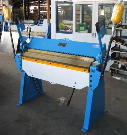 manual plate sheet bending folding machine
