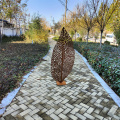 Statue Metal Corten Leaf Sculpture