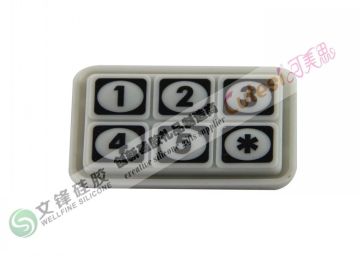 Security Silicone Rubber Keypad For Electronic Lock With Long Service Time