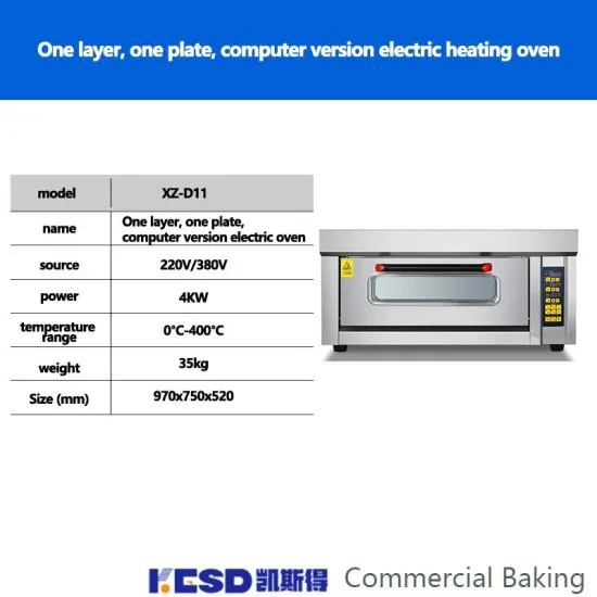 Commercial 3 Deck Oven 12-Tray Gas and Electric Baking Ovens for Sale