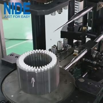Automatic low noise double sides Stator Wire Lacing Machine