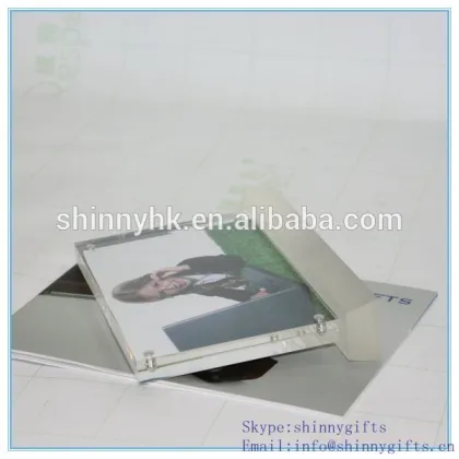 Shinny Gifts Acrylic Materials Winnie The Pooh With Hello Kitty 2x3 Photo Frame