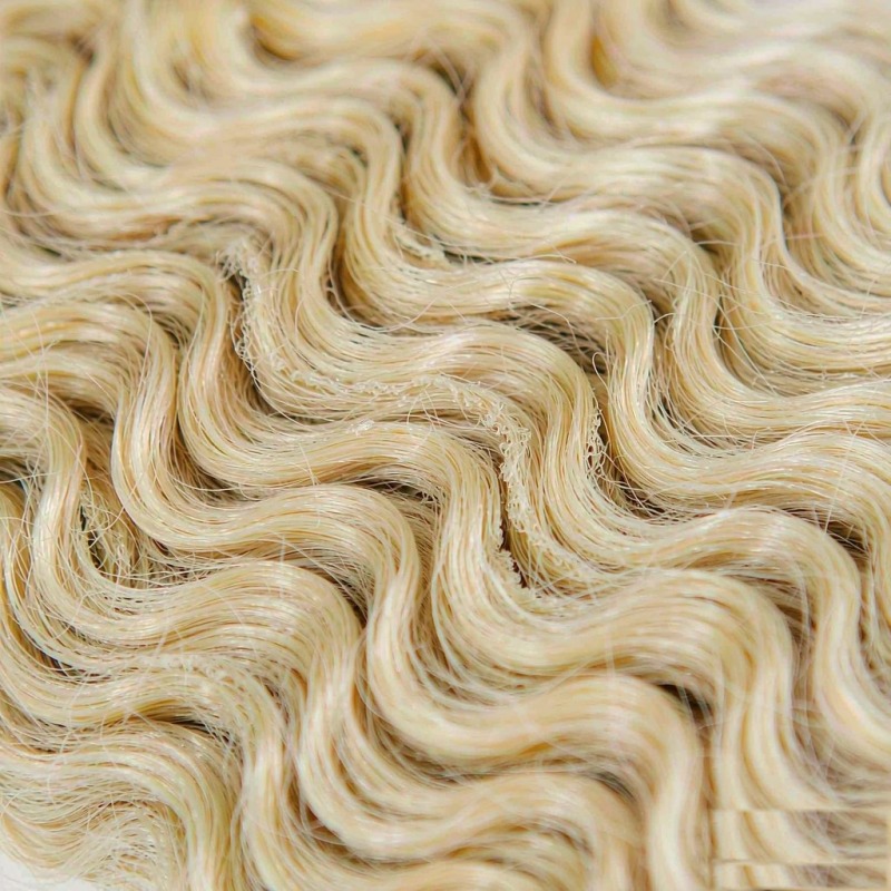 613 Blonde Deep Wave 13x4 Lace Front Wig 100% Human Hair