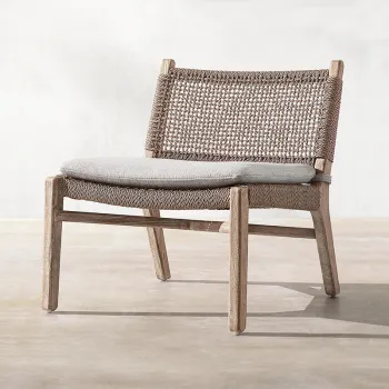 Aluminum Frame Patio Set: Garden Sofa with Pallet Pillows for Outdoor Furniture in Villa Gardens