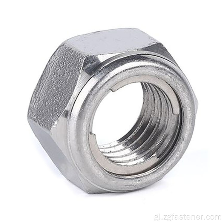 DIN980 Aceiro inoxidable de aceiro inoxidable All-Metal Pre-Torque Hexagon Nuts