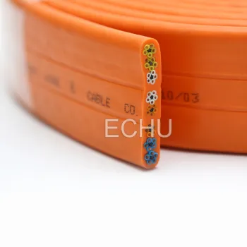 COLD RESISTANCE PVC FLAT ELEVATOR CABLE