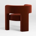 현대적인 디자인 스타일링 의자 식당 의자 스틸 프레임 파브리