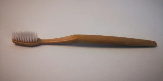 Biodegradable rice husk toothbrush