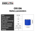 Batteries CR1 / 3N 3V 170mAh Batterie au lithium