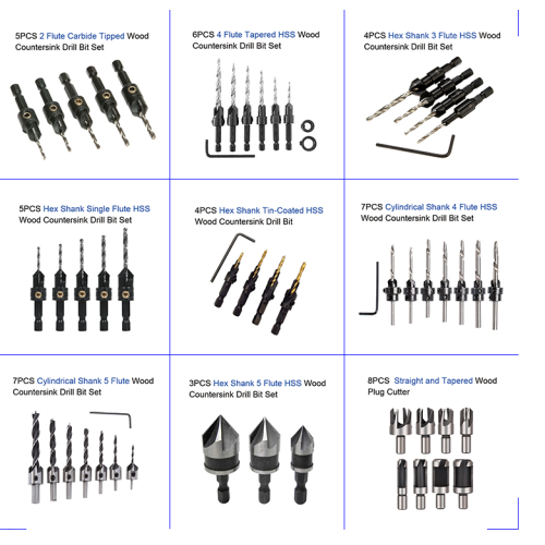 Degree hss haste roscada Micro Stop Countersink