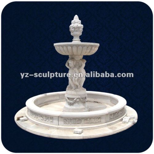 garden decoration Pool Fountain With Beautiful Lady statue