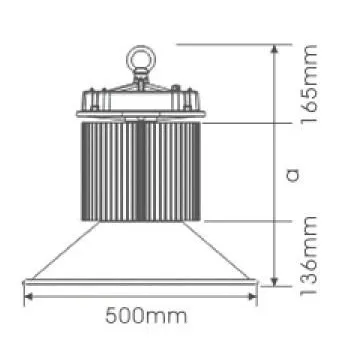 150W Ce RoHS approvedled industrial lighting of Compelling Style