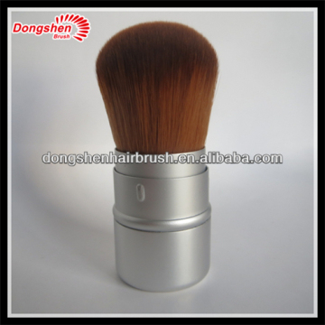 Retractable kabuki brush flat, your own brand makeup,retractable kabuki brush