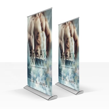 80/85/100x200cm Aluminum Exhibition Pull Up Banner: Portable Roll Up Display Stand for Advertising