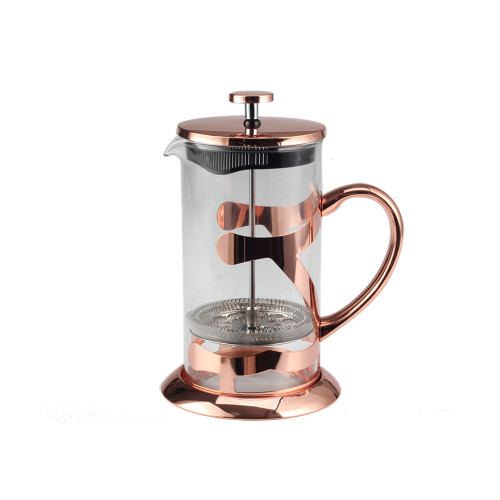 Copper Glass French Press Coffee Maker