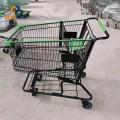 Useful American metal supermarket shopping cart