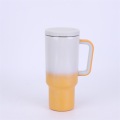 Gradient Rainbow Paint Vacuum Handle Car Cup
