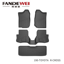 TPV rubber car floor mat for honda